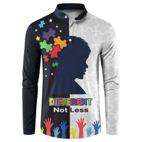 Personalized World Autism Awareness Day Button Sweatshirt 2th April