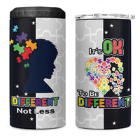 Personalized World Autism Awareness Day 4 in 1 Can Cooler Tumbler 2th April