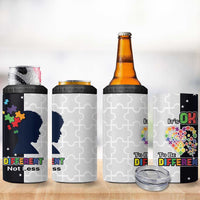 Personalized World Autism Awareness Day 4 in 1 Can Cooler Tumbler 2th April