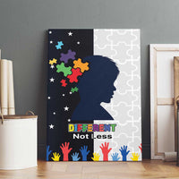 Personalized World Autism Awareness Day Canvas Wall Art 2th April