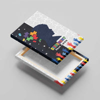 Personalized World Autism Awareness Day Canvas Wall Art 2th April