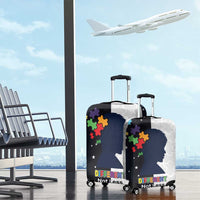 Personalized World Autism Awareness Day Luggage Cover 2th April