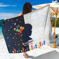 Personalized World Autism Awareness Day Sarong 2th April