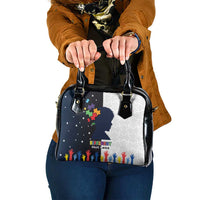 Personalized World Autism Awareness Day Shoulder Handbag 2th April