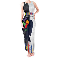Personalized World Autism Awareness Day Tank Maxi Dress 2th April