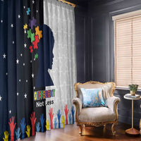 Personalized World Autism Awareness Day Window Curtain 2th April