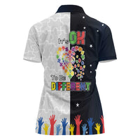 Personalized World Autism Awareness Day Women Polo Shirt 2th April