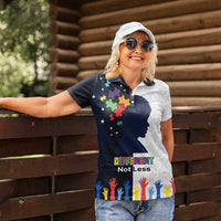 Personalized World Autism Awareness Day Women Polo Shirt 2th April