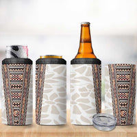 Danmark Traditional Patern with Daisy 4 in 1 Can Cooler Tumbler Danish Patern Simple Style