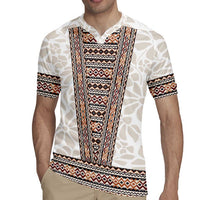 Danmark Traditional Patern with Daisy Rugby Jersey Danish Patern Simple Style