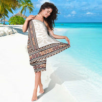 Danmark Traditional Patern with Daisy Sarong Danish Patern Simple Style