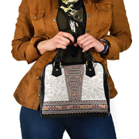 Danmark Traditional Patern with Daisy Shoulder Handbag Danish Patern Simple Style