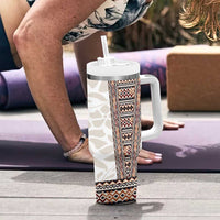 Danmark Traditional Patern with Daisy Tumbler With Handle Danish Patern Simple Style