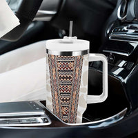 Danmark Traditional Patern with Daisy Tumbler With Handle Danish Patern Simple Style