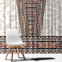 Danmark Traditional Patern with Daisy Window Curtain Danish Patern Simple Style