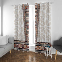 Danmark Traditional Patern with Daisy Window Curtain Danish Patern Simple Style