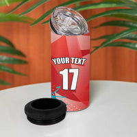 Custom Danmark Basketball Go Champions 4 in 1 Can Cooler Tumbler Sporty Style