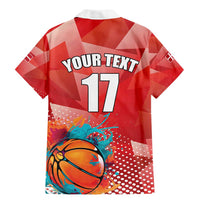 Custom Danmark Basketball Go Champions Family Matching Mermaid Dress and Hawaiian Shirt Sporty Style