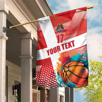 Custom Danmark Basketball Go Champions Garden Flag Sporty Style