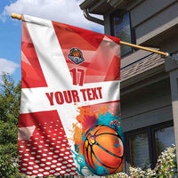 Custom Danmark Basketball Go Champions Garden Flag Sporty Style