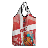 Custom Danmark Basketball Go Champions Grocery Bag Sporty Style