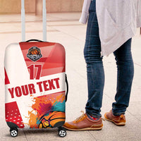 Custom Danmark Basketball Go Champions Luggage Cover Sporty Style