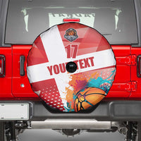 Custom Danmark Basketball Go Champions Spare Tire Cover Sporty Style