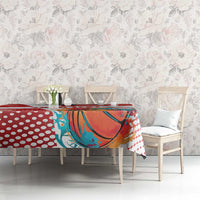 Custom Danmark Basketball Go Champions Tablecloth Sporty Style