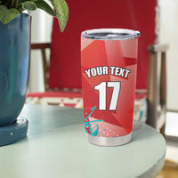 Custom Danmark Basketball Go Champions Tumbler Cup Sporty Style