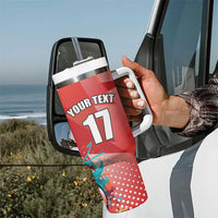 Custom Danmark Basketball Go Champions Tumbler With Handle Sporty Style