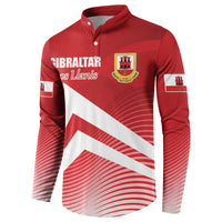 Custom Gibraltar We are Champions Button Sweatshirt Sporty Style