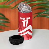 Custom Gibraltar We are Champions 4 in 1 Can Cooler Tumbler Sporty Style