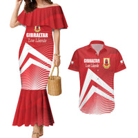 Custom Gibraltar We are Champions Couples Matching Mermaid Dress and Hawaiian Shirt Sporty Style