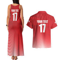 Custom Gibraltar We are Champions Couples Matching Tank Maxi Dress and Hawaiian Shirt Sporty Style