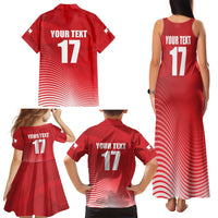 Custom Gibraltar We are Champions Family Matching Tank Maxi Dress and Hawaiian Shirt Sporty Style