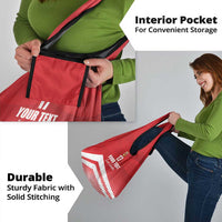 Custom Gibraltar We are Champions Grocery Bag Sporty Style