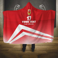 Custom Gibraltar We are Champions Hooded Blanket Sporty Style