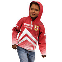 Custom Gibraltar We are Champions Kid Hoodie Sporty Style