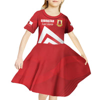 Custom Gibraltar We are Champions Kid Short Sleeve Dress Sporty Style