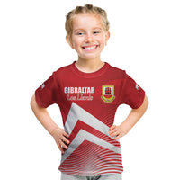 Custom Gibraltar We are Champions Kid T Shirt Sporty Style