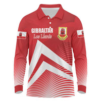 Custom Gibraltar We are Champions Long Sleeve Polo Shirt Sporty Style