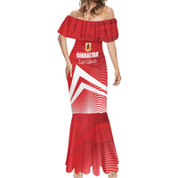 Custom Gibraltar We are Champions Mermaid Dress Sporty Style