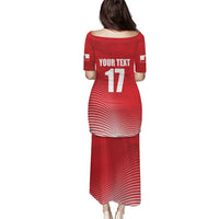 Custom Gibraltar We are Champions Puletasi Sporty Style