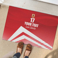 Custom Gibraltar We are Champions Rubber Doormat Sporty Style