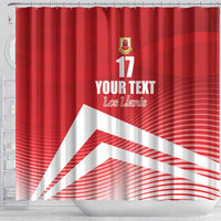 Custom Gibraltar We are Champions Shower Curtain Sporty Style