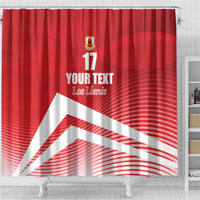 Custom Gibraltar We are Champions Shower Curtain Sporty Style