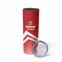 Custom Gibraltar We are Champions Skinny Tumbler Sporty Style