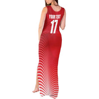 Custom Gibraltar We are Champions Tank Maxi Dress Sporty Style
