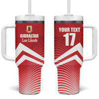 Custom Gibraltar We are Champions Tumbler With Handle Sporty Style