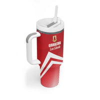 Custom Gibraltar We are Champions Tumbler With Handle Sporty Style